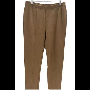 WynneLayers Women's Essential Knit PullOn Pant Brown - Regular